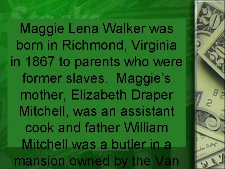 Maggie Lena Walker